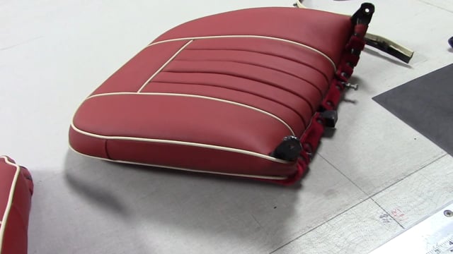 Mgb Early Leather Seat Covers Heritage Upholstery Trim - Mgb Red Leather Seat Covers